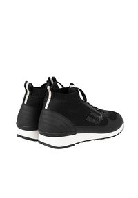 Bally Sneakersy "Gabryo-T" | 6228451 | Gabryo-T | Mężczyzna | Czarny. Wysokość cholewki: za kostkę. Zapięcie: bez zapięcia. Kolor: czarny. Materiał: tkanina, skóra