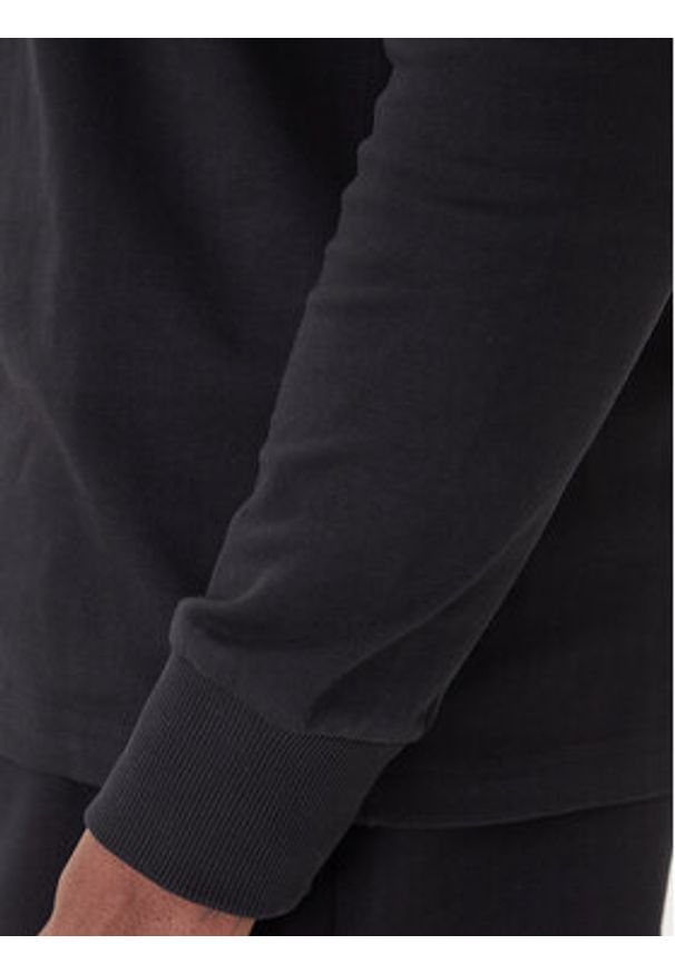 Kappa Golf Authentic Olvea 341X8EW Czarny Comfort Fit. Typ kołnierza: golf. Kolor: czarny. Materiał: bawełna