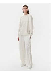 Puma Bluza Ess 685401 Beżowy Oversize. Kolor: beżowy. Materiał: bawełna, syntetyk #4