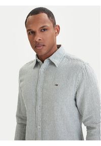 Tommy Jeans Koszula DM0DM22755 Zielony Regular Fit. Kolor: zielony. Materiał: bawełna #4