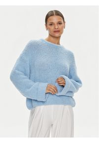 AMERICAN VINTAGE - American Vintage Sweter Zolly ZOL18AE24 Niebieski Regular Fit. Kolor: niebieski. Materiał: syntetyk. Styl: vintage #1
