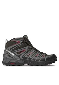 salomon - Salomon Trekkingi X Ultra Pioneer GORE-TEX L47170400 Czarny. Kolor: czarny. Materiał: nubuk, skóra. Technologia: Gore-Tex. Sport: turystyka piesza