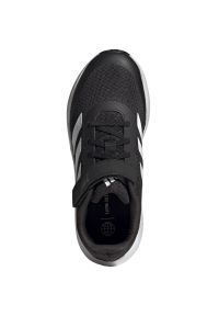 Adidas - Buty adidas Runfalcon 3.0 Sport Running Elastic Lace Top Strap Jr HP5867 czarne. Okazja: na co dzień. Zapięcie: rzepy. Kolor: czarny. Materiał: guma, syntetyk, materiał. Szerokość cholewki: normalna. Model: Adidas Cloudfoam. Sport: bieganie #6