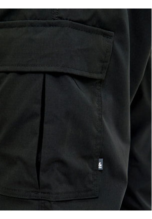 Jack & Jones Spodnie materiałowe Kane 12278911 Czarny Relaxed Fit. Kolor: czarny. Materiał: syntetyk