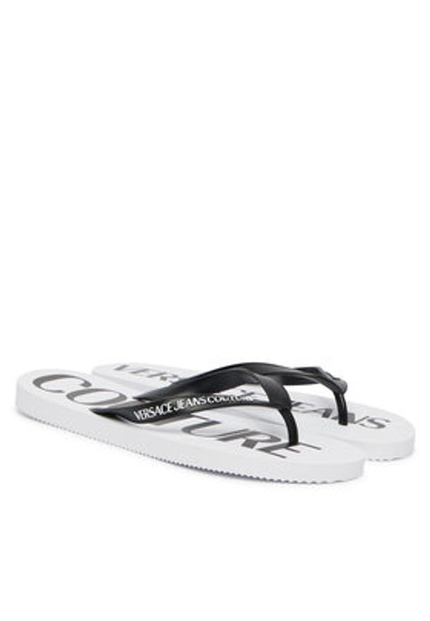 Versace Jeans Couture Japonki 80YA3SQ7 ZSS81 Biały. Kolor: biały. Materiał: syntetyk