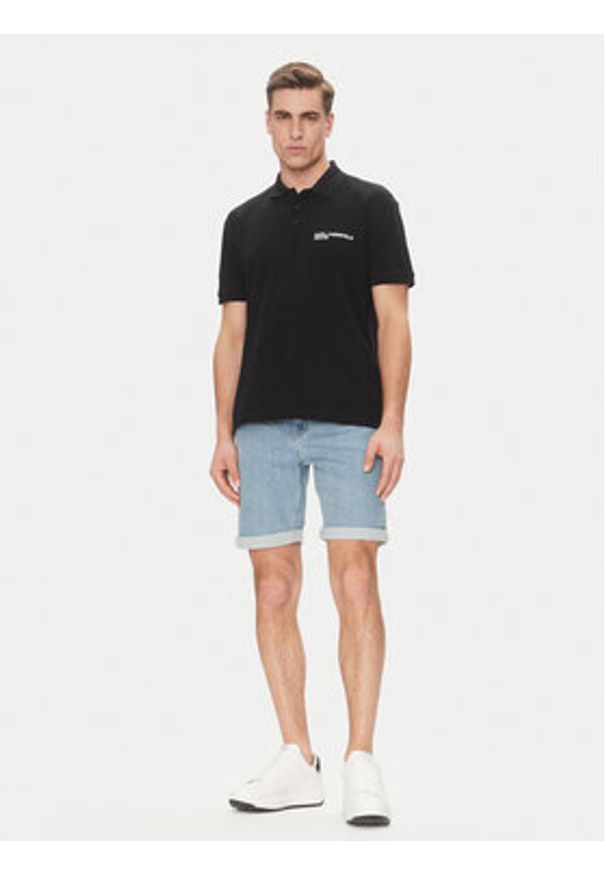 Karl Lagerfeld Jeans Szorty jeansowe A2M10129 Niebieski Slim Fit. Kolor: niebieski. Materiał: bawełna