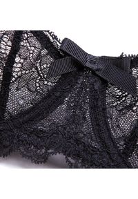 Intica - Koronkowy komplet bielizny z subtelnymi kokardkami na specjalne okazje Aristea. Kolor: różowy. Materiał: koronka. Wzór: aplikacja #3