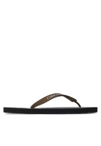 Calvin Klein Jeans Japonki Beach Sandal Glossy YM0YM00952 Czarny. Kolor: czarny