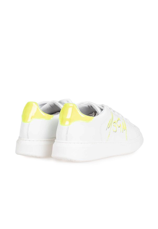 MSGM Sneakersy | 2842MDS1708 | Kobieta | Biały. Kolor: biały. Materiał: skóra. Wzór: nadruk
