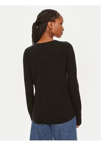 Calvin Klein Sweter K20K207575 Czarny Regular Fit. Kolor: czarny. Materiał: wełna