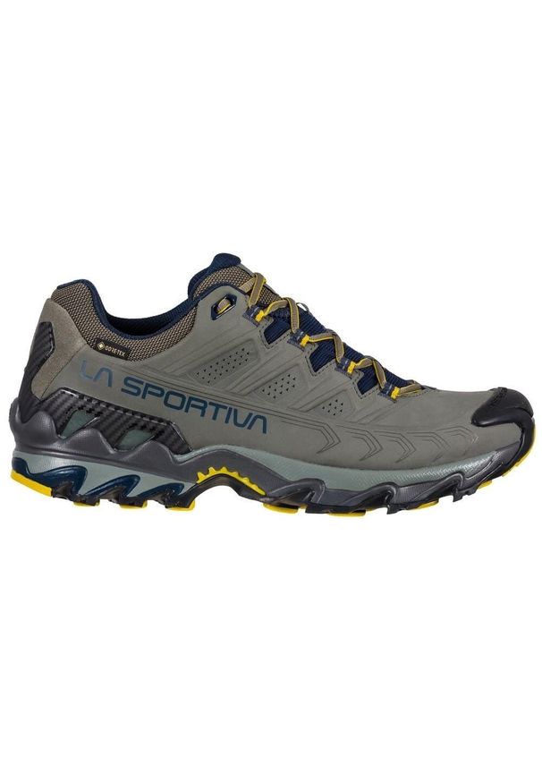 LA SPORTIVA - Buty trekkingowe męskie La Sportiva La Ultra Raptor Ii Gtx. Kolor: zielony, niebieski, szary, wielokolorowy. Materiał: skóra, tkanina, materiał. Szerokość cholewki: normalna