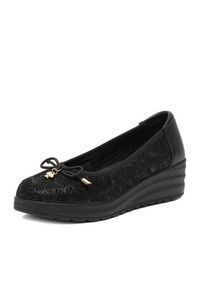 Go Soft Baleriny CEO-WI16-3243-02 Czarny. Kolor: czarny. Materiał: materiał