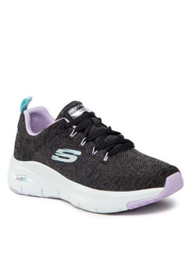 skechers - Skechers Sneakersy Skechers Arch Fit Comfy Wave Szary. Kolor: szary. Materiał: materiał