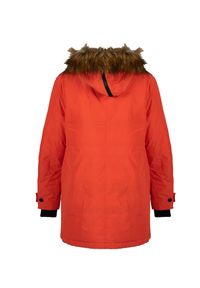 Diesel Parka "Jorg" | A062840IDAP | Mężczyzna | Pomarańczowy. Typ kołnierza: kaptur. Kolor: pomarańczowy. Materiał: bawełna, poliester. Wzór: jednolity. Sezon: zima. Styl: elegancki