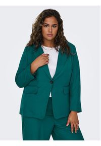 ONLY Carmakoma Marynarka New Frey 15306759 Zielony Regular Fit. Kolor: zielony. Materiał: syntetyk