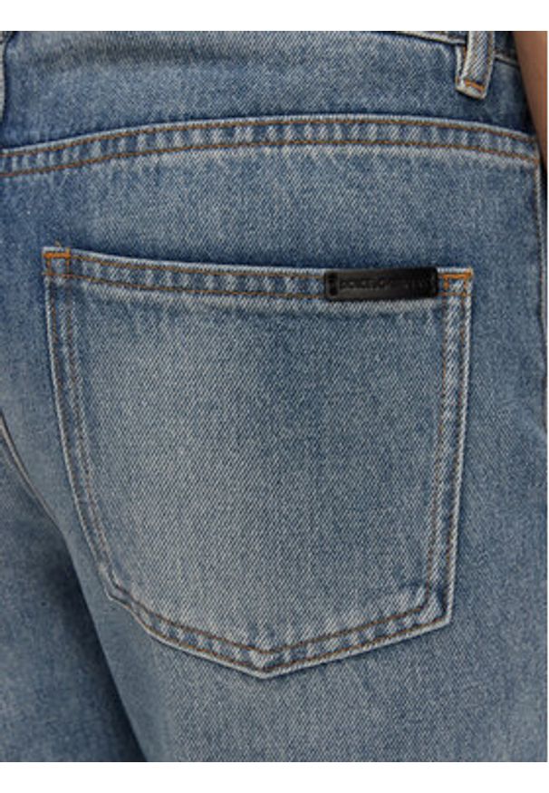 DOLCE & GABBANA - Dolce&Gabbana Jeansy FTC7AD G8LW2 Niebieski Regular Fit. Kolor: niebieski
