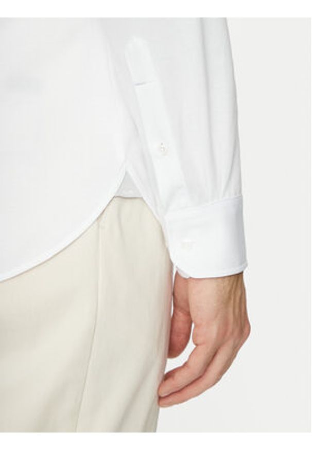Michael Kors Koszula MD0MD91498 Biały Slim Fit. Kolor: biały. Materiał: bawełna