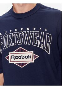 Reebok T-Shirt Sporting Goods IM1505 Granatowy Regular Fit. Kolor: niebieski. Materiał: bawełna