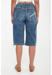 Elisabetta Franchi - Bermudy damskie jeansowe ELISABETTA FRANCHI. Materiał: jeans #4