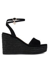 Guess Espadryle FLJLY2 SUE04 Czarny. Kolor: czarny. Materiał: skóra, zamsz #1