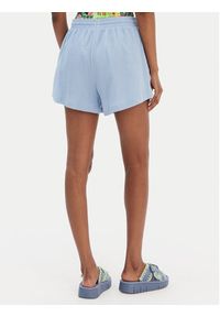 Seafolly Szorty materiałowe Crinkle 55429-SH Błękitny Regular Fit. Kolor: niebieski. Materiał: bawełna #5