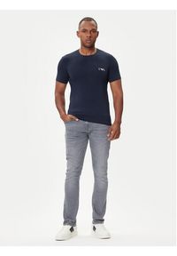 Emporio Armani Underwear Komplet 2 t-shirtów EM001849 AF14131 MB143 Granatowy Fitted Fit. Kolor: niebieski. Materiał: bawełna #8