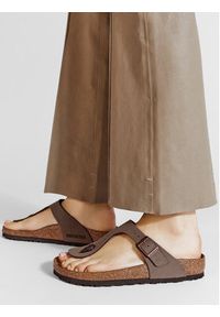 Birkenstock Japonki Gizeh Bs 0043753 Brązowy. Kolor: brązowy. Materiał: skóra #7