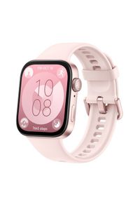 HUAWEI - Smartwatch Huawei Watch Fit 3 Różowy. Rodzaj zegarka: smartwatch. Kolor: różowy. Styl: wakacyjny, sportowy, elegancki