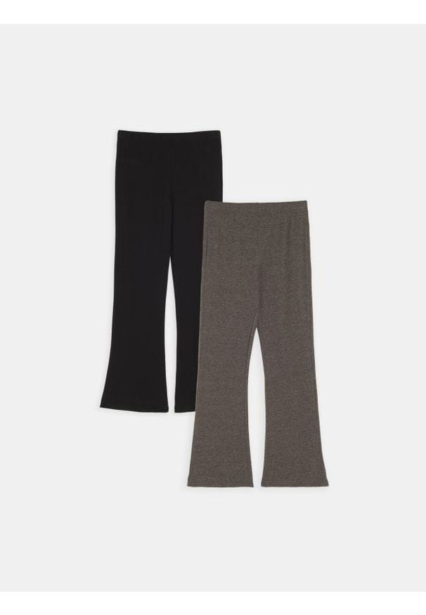 Sinsay - Spodnie dzwony 2 pack - wielobarwny