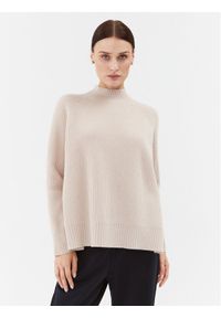 Weekend Max Mara Sweter Eridani 2353663133 Beżowy Oversize. Kolor: beżowy. Materiał: wełna #1