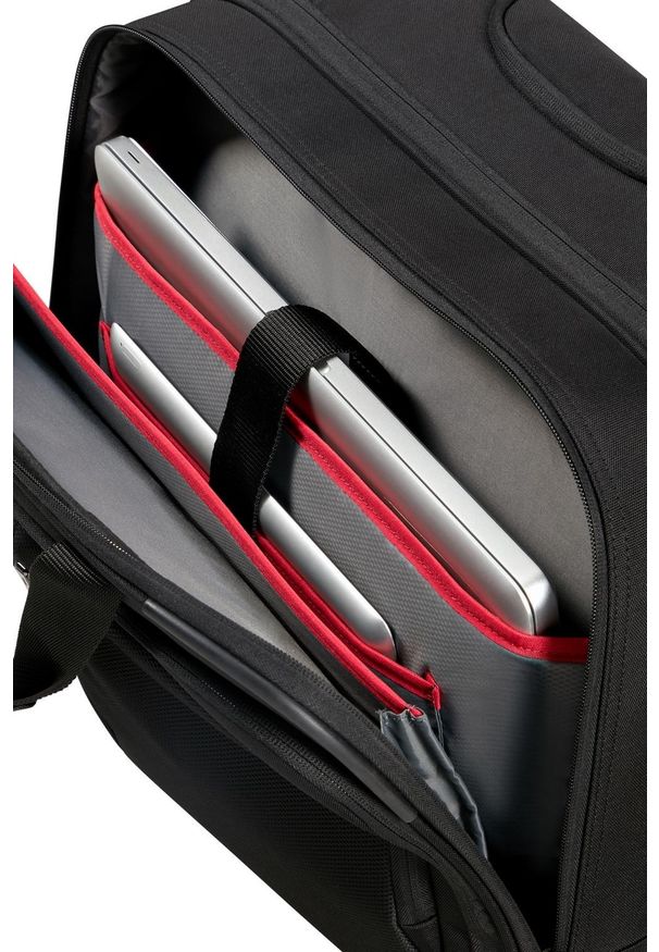 Torba Samsonite 155204 1041 17.3'' Guardit 3.0 czarny. Kolor: czarny. Materiał: tkanina, materiał. Styl: casual