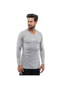 Koszulka termoaktywna męska Nike Dry Park First Layer JSY LS. Kolor: szary. Długość rękawa: długi rękaw