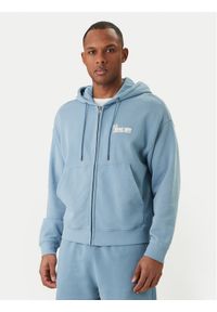 Guess Jeans Bluza M6GQB6 KCPR1 Niebieski Boxy Fit. Kolor: niebieski. Materiał: bawełna #1