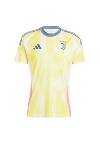 Adidas - Koszulka Juventus 24/25 Away. Kolor: żółty. Materiał: materiał #2