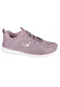 skechers - Buty damskie SKECHERS Graceful Get Connected lavender. Kolor: fioletowy