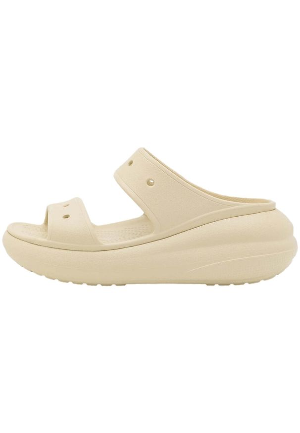 Sandały damskie na platformie Crocs CRUSH. Kolor: biały, wielokolorowy, beżowy. Obcas: na platformie. Styl: sportowy