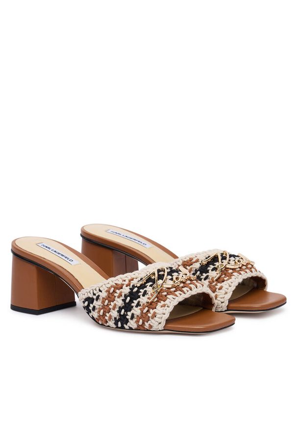 Karl Lagerfeld - Klapki KARL LAGERFELD. Wzór: kolorowy