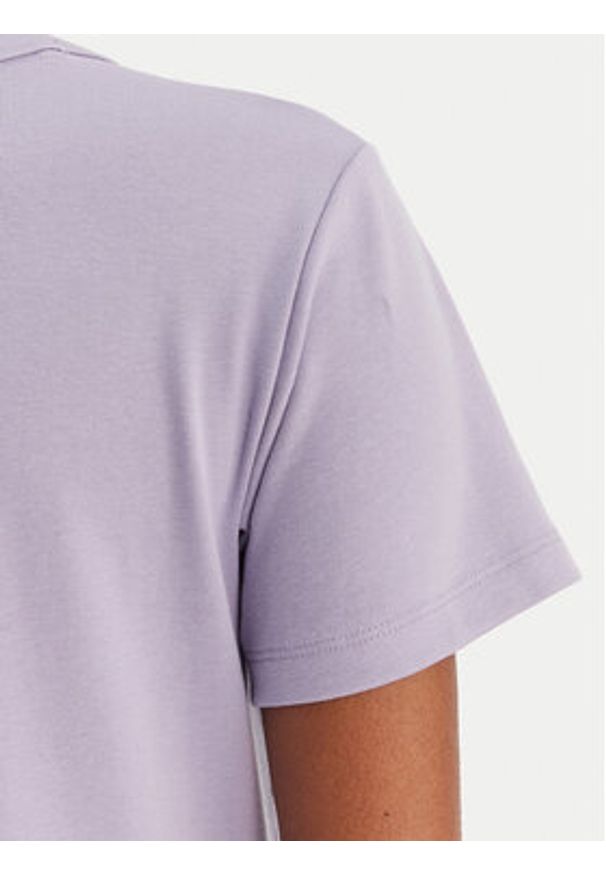 Hugo - HUGO T-Shirt Deloris 50512002 Fioletowy Regular Fit. Kolor: fioletowy. Materiał: bawełna