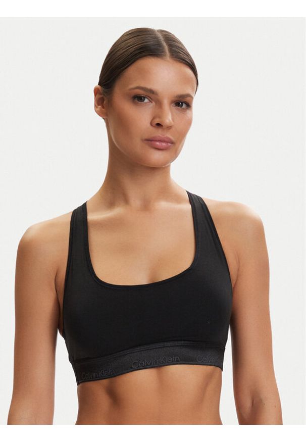 Calvin Klein Underwear Biustonosz top LV00QF8869 Czarny. Kolor: czarny. Materiał: bawełna