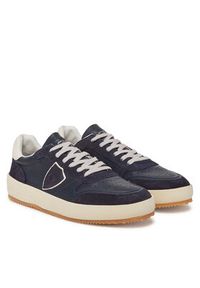 Philippe Model Sneakersy A006960 VNLU WX02 Granatowy. Kolor: niebieski. Materiał: skóra #3