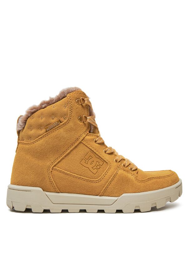 DC Shoes Trzewiki Manteca 4 Boot ADJB100012-WE9 Brązowy. Kolor: brązowy. Materiał: zamsz, skóra