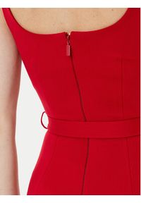 Marciano Guess Sukienka 177067 Czerwony Classic Fit. Kolor: czerwony. Materiał: wiskoza #4
