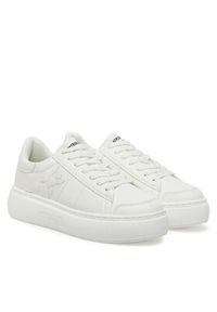 Patrizia Pepe Sneakersy 8Z0047/E028-W101 Biały. Kolor: biały. Materiał: skóra