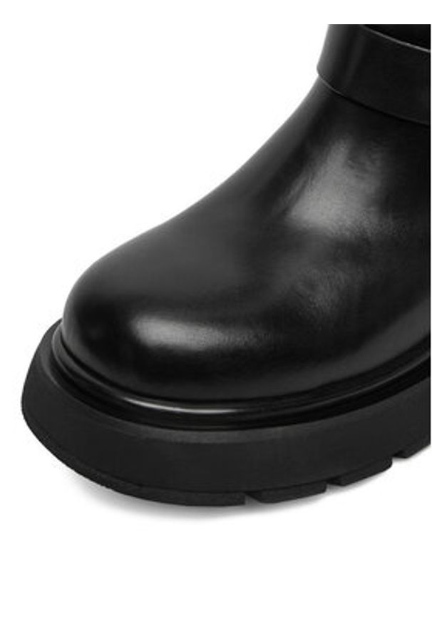 G-Star RAW - G-Star Raw Kozaki EO-GLCI-GLC8137 Czarny. Kolor: czarny. Materiał: skóra