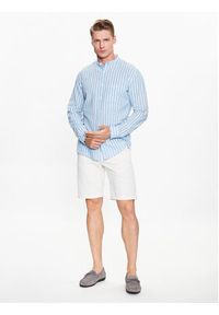 Lindbergh Szorty materiałowe 30-505044 Biały Slim Fit. Kolor: biały. Materiał: bawełna #3