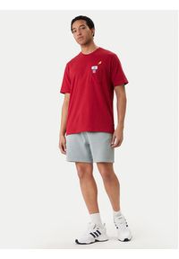 Adidas - adidas T-Shirt Mini Embroidery Basketball Graphic KB2525 Czerwony Regular Fit. Kolor: czerwony. Materiał: bawełna #4