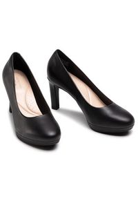 Clarks Czółenka Ambyr Joy 261577644 Czarny. Kolor: czarny. Materiał: skóra #7