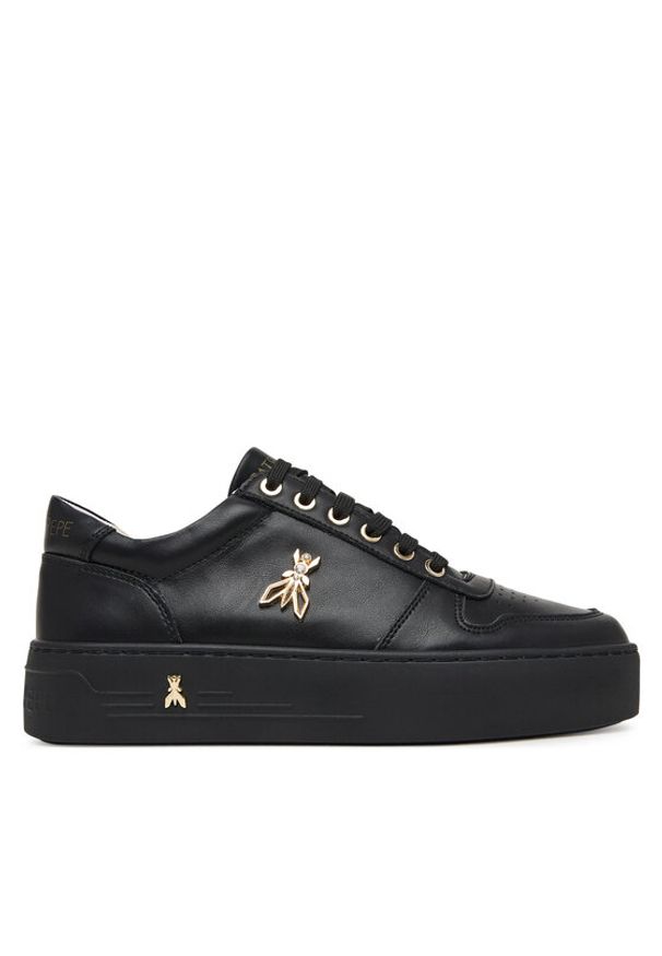 Patrizia Pepe Sneakersy PPJ909.27 Czarny. Kolor: czarny. Materiał: skóra