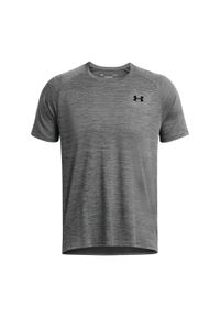 Koszulka Under Armour Tech Textured. Kolor: szary, czarny, wielokolorowy. Sport: fitness #1