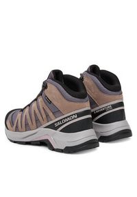 salomon - Salomon Trekkingi X-Adventure Recon Mid Gore-Tex L47753400 Fioletowy. Kolor: fioletowy. Materiał: materiał #2